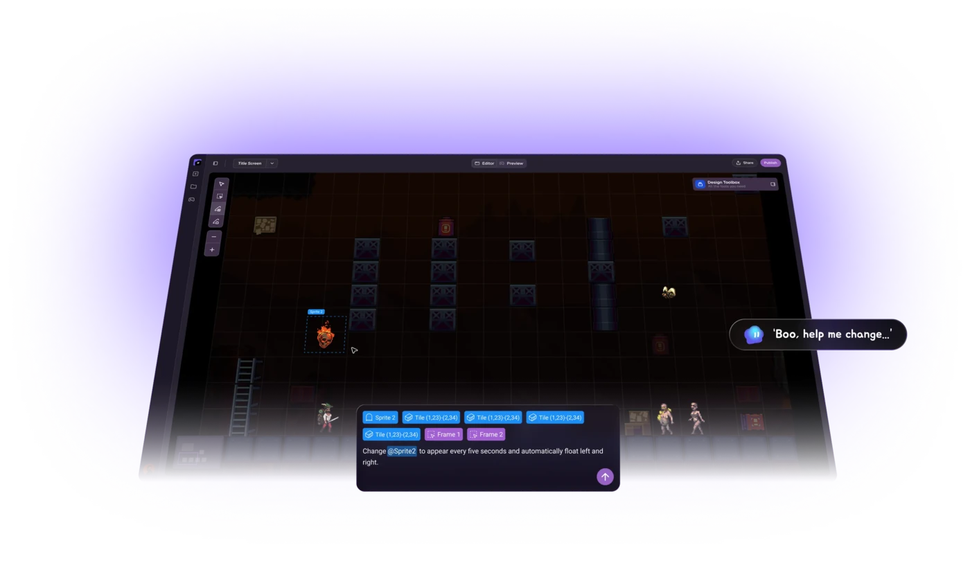 Visual AI Editor Interface